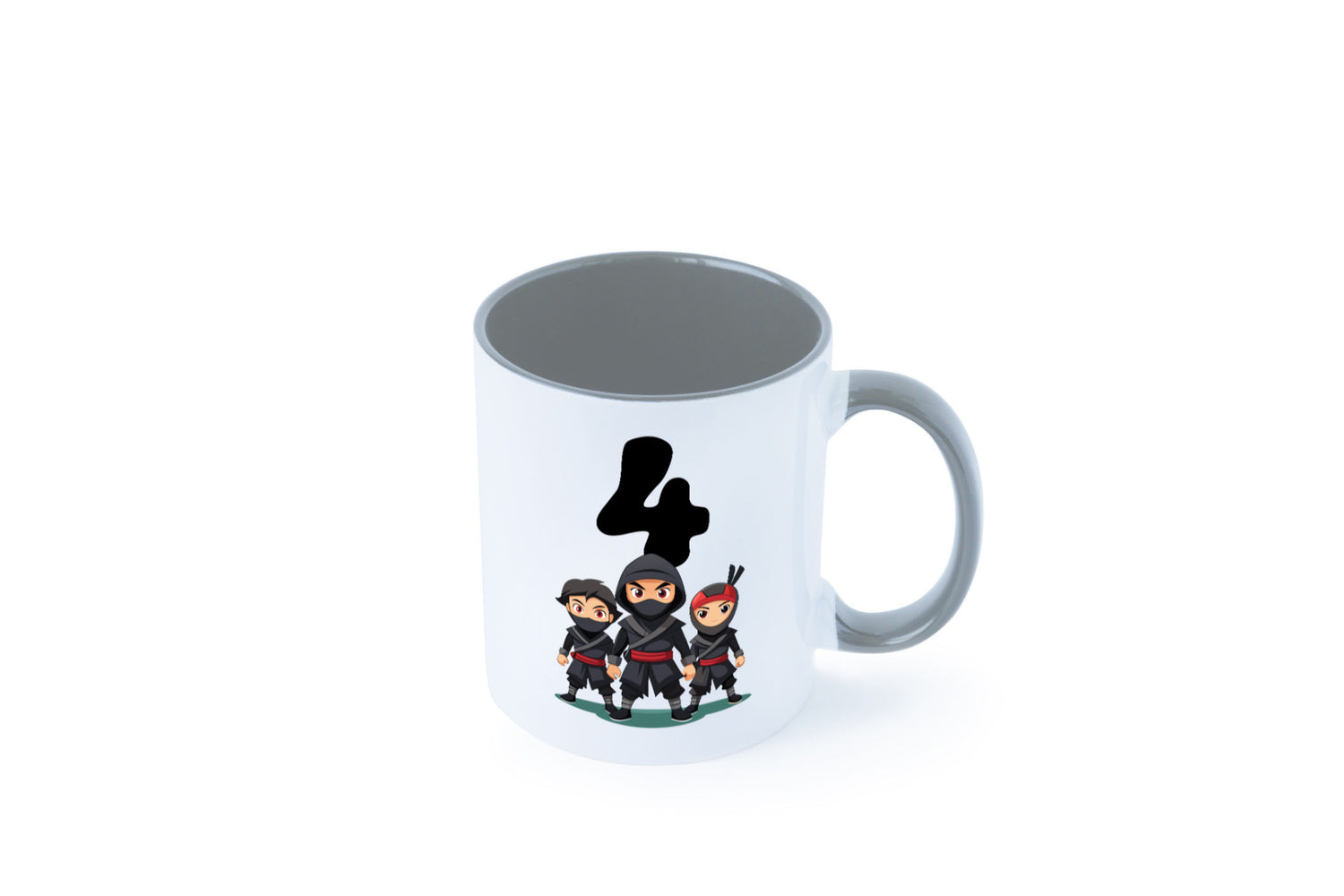 4. Geburtstag | 4 Jahre Ninja lustig Geschenkidee Geschenk Tasse