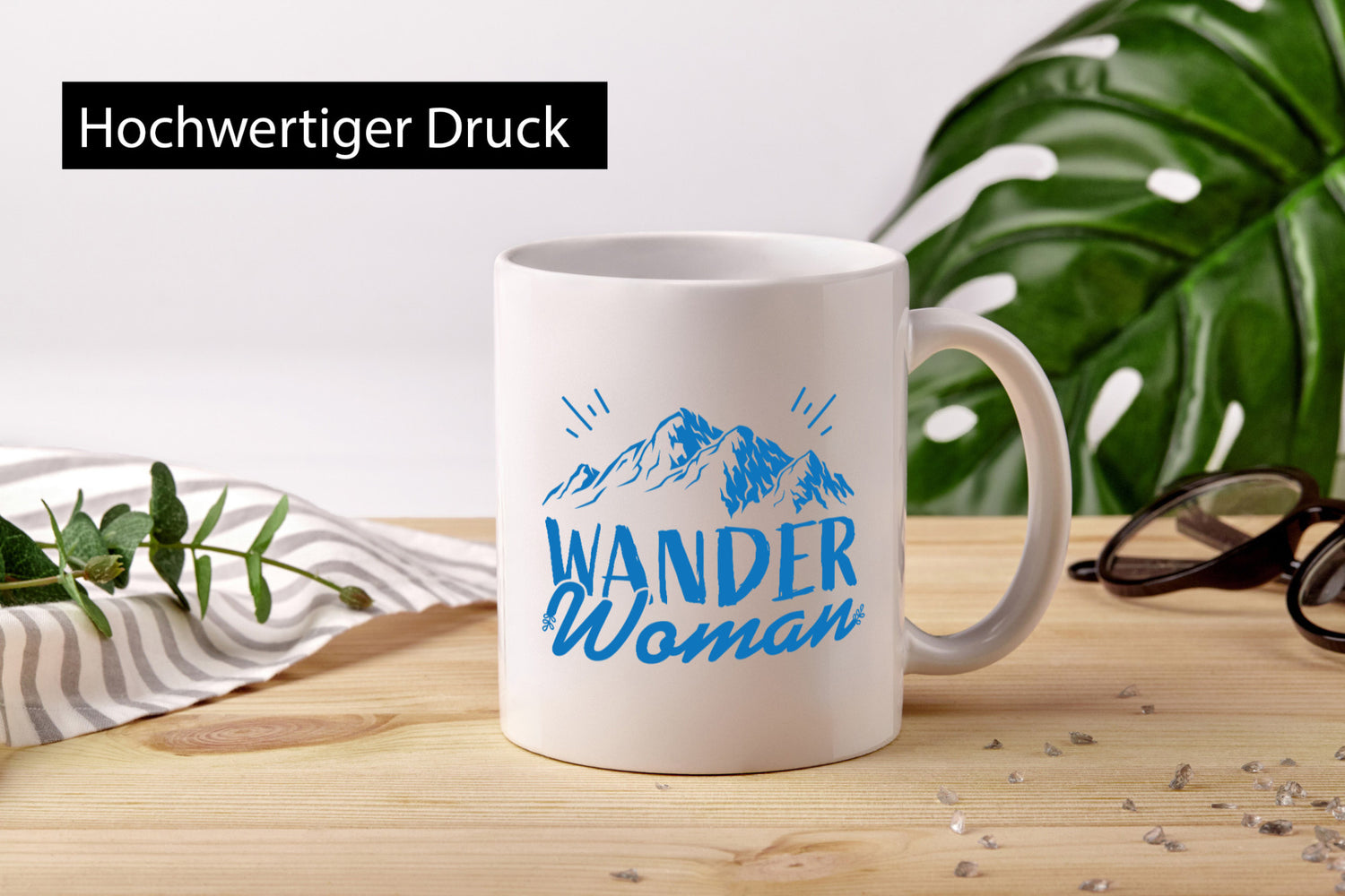 Wander Woman | Berge Geschenkidee Familie Humor Tasse