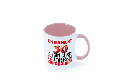 Ich bin nicht 30. lustiger Spruch Geschenk Humor Geschenkidee Tasse