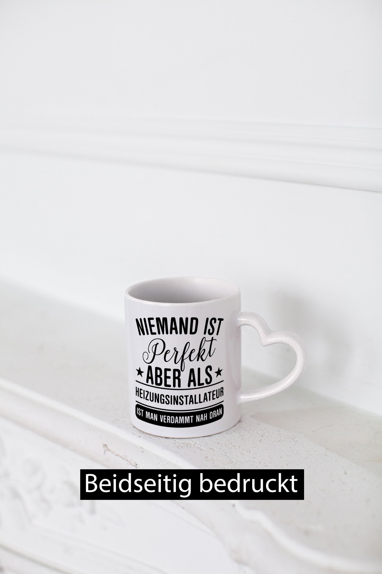 Verdammt nah dran: Heizungsinstallateur | Heizungsbauer Humor Geschenkidee Tasse
