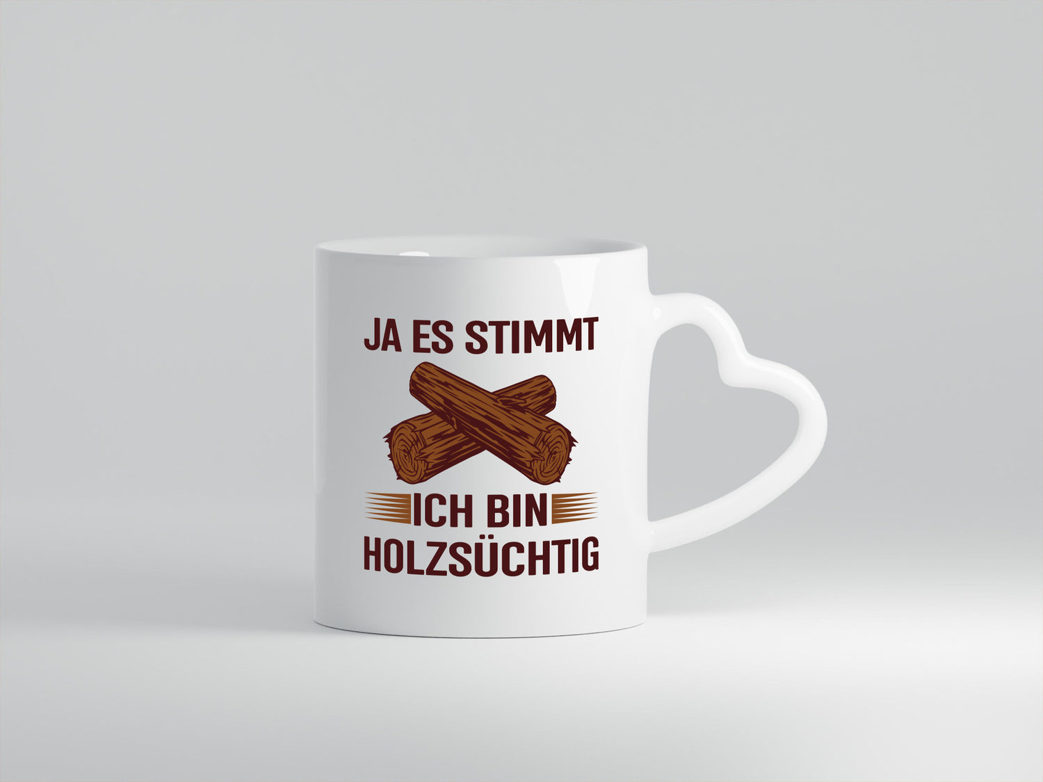 Ja es stimmt ich bin Holzsüchtig | Förster Tischler lustiger Spruch Geschenk