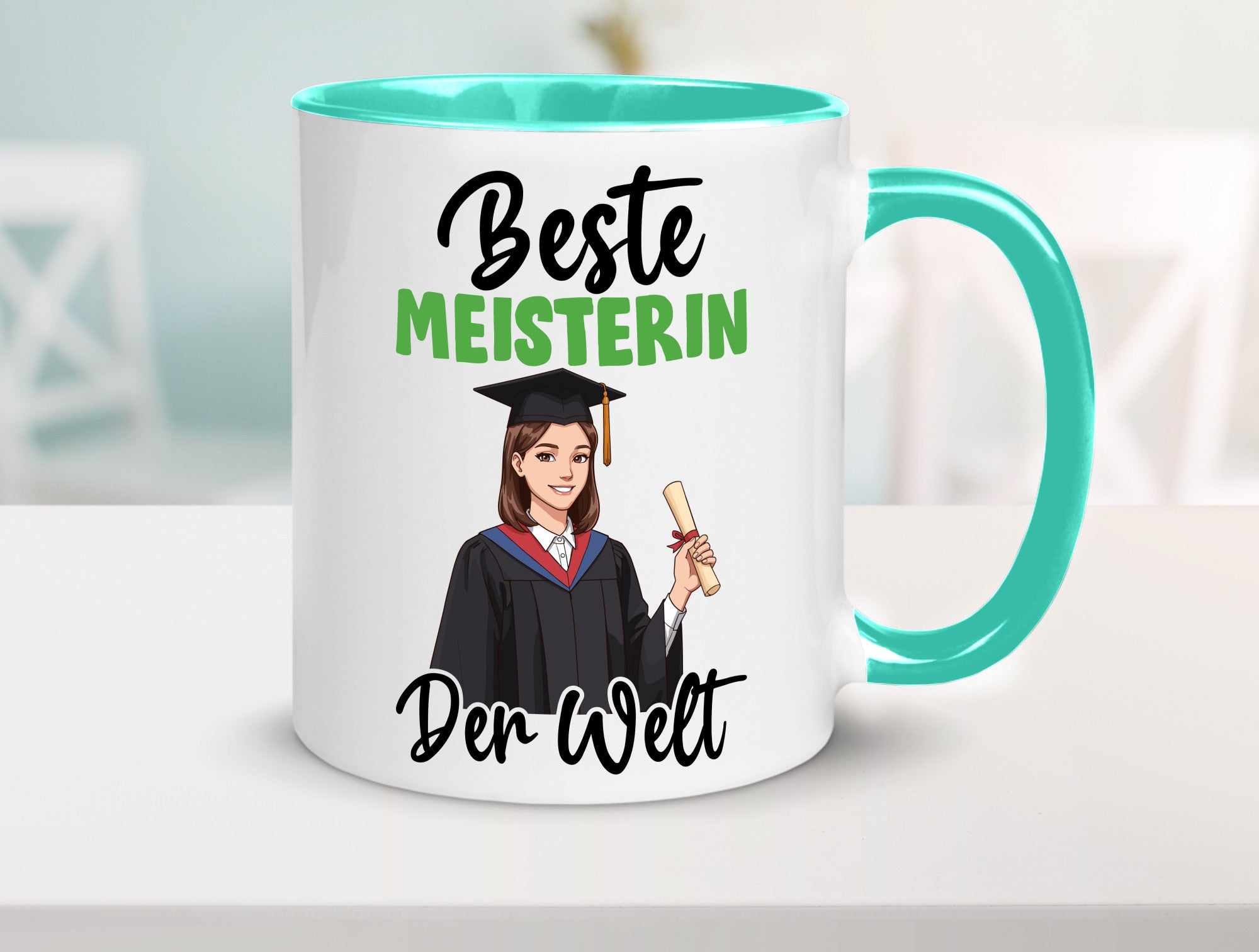 Beste Meisterin | Meisterbrief v2 Geschenk Humor Geschenkidee lustiger Spruch