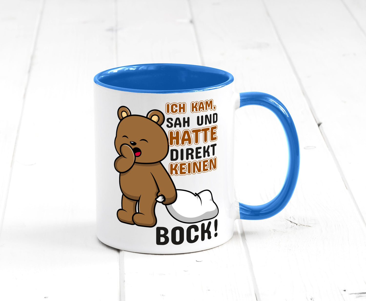 Direkt keinen Bock! | Büro Faultier Morgenmuffel Geschenk Arbeit Kollegen