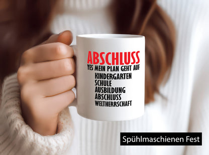 Abschluss Bachelor Geschenkidee Humor Tasse