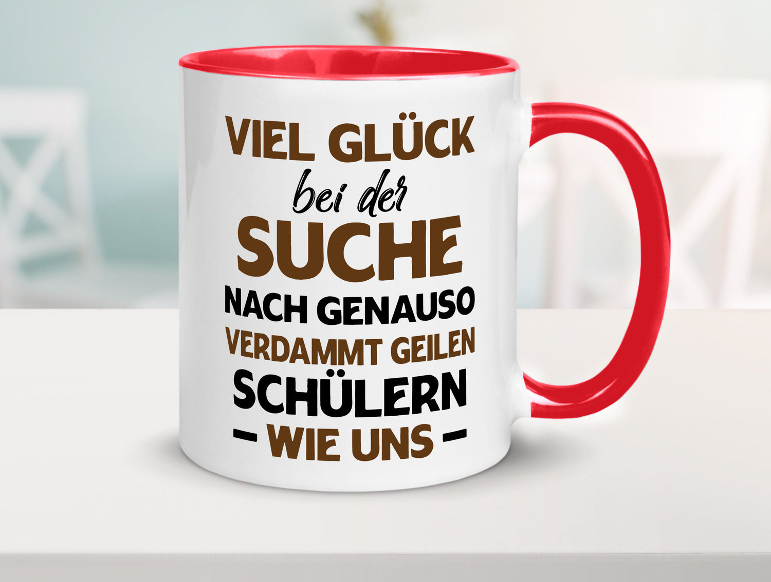 Viel glück | Geile schüler Schule Beste Lehrerin lustig Humor Geschenkidee