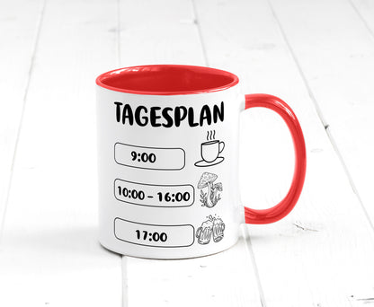 Tagesplan Pilzsammler | Pilze Wald v2 Geschenk Humor Geschenkidee lustiger