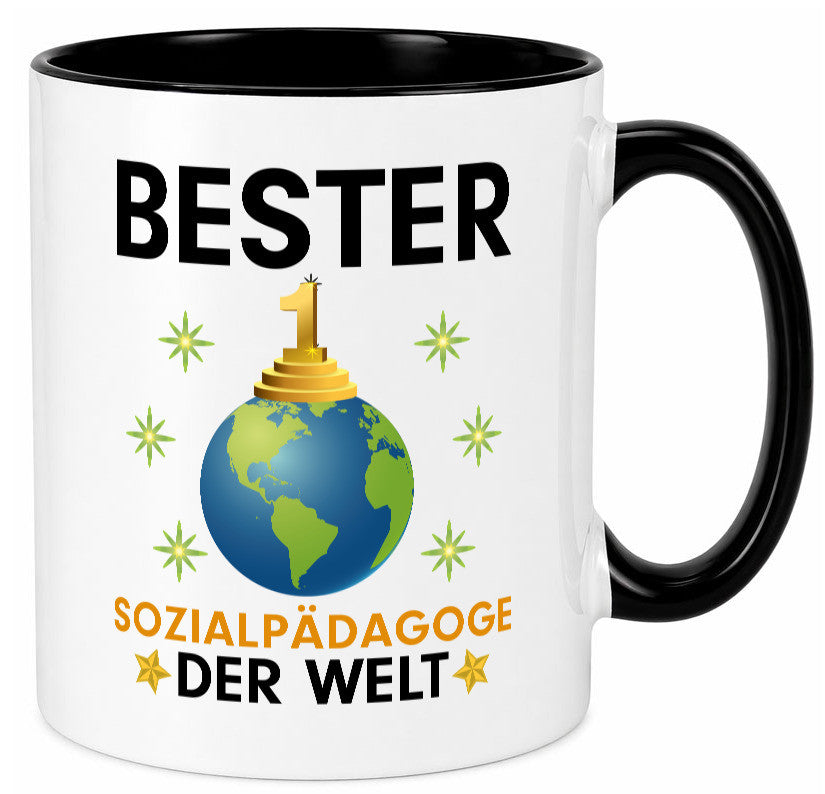 Welt Bester Sozialpädagoge | Pädagoge Geschenk Humor Geschenkidee lustiger Tasse