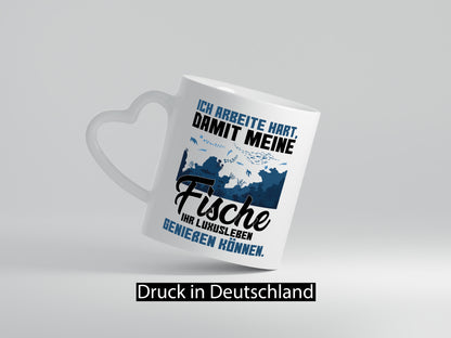 Fische im Aquarium | Fischzüchter Tasse Fisch Hobby Geschenkidee Humor