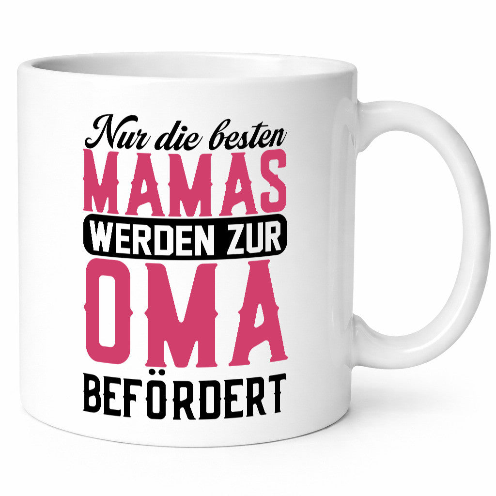 Beste Mama wird zur Oma befördert | Großmutter lustiger Spruch Geschenk Familie