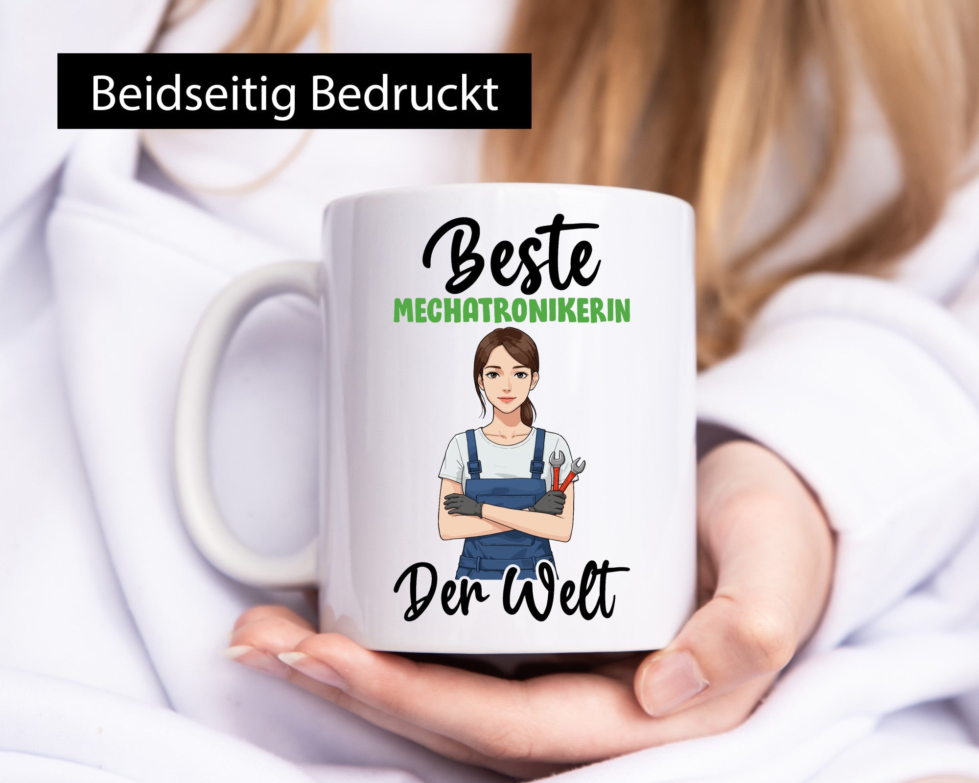 Beste Mechatronikerin | KFZ Werkstatt v2 lustiger Spruch Geschenk Humor