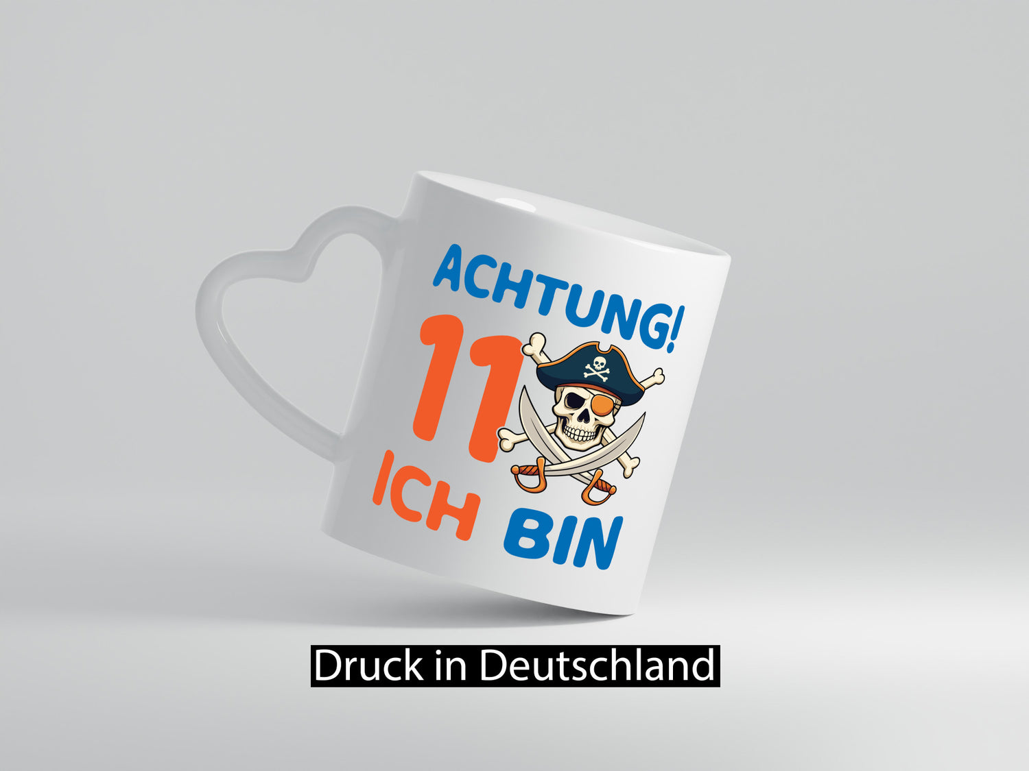 11. Geburtstag | 11 Jahre Pirat lustig Geschenkidee Geschenk Tasse