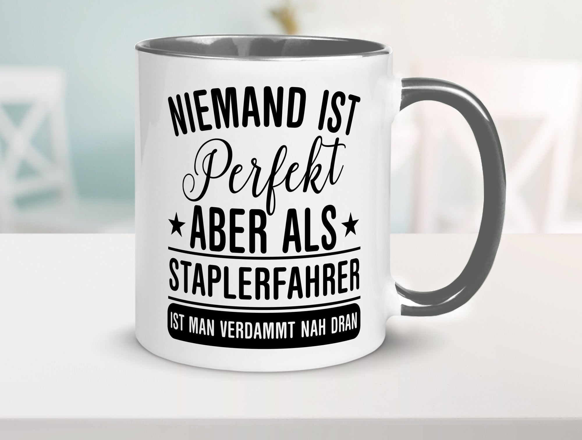 Verdammt nah dran: Staplerfahrer | Gabelstapler Fahrer lustig Humor