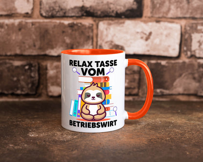 Relax Tasse: Betriebswirt | Betriebswirtschaft lustiger Spruch Geschenk Humor