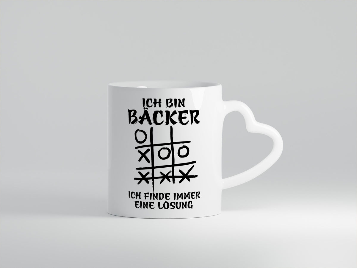 Ich bin Bäcker finde immer eine Lösung | Meister lustig Humor Geschenkidee Tasse