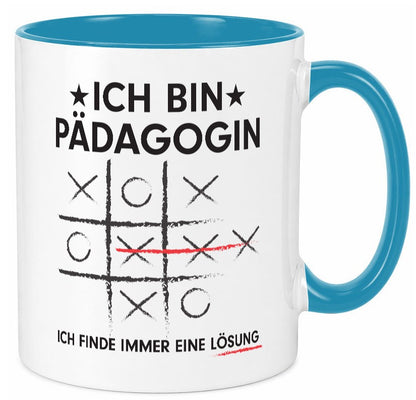 Löse Probleme: Pädagogin | Pädagogik Geschenkidee Humor Tasse