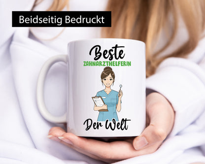 Beste Zahnarzthelferin | Zahnmedizin v2 lustiger Spruch Geschenk Humor