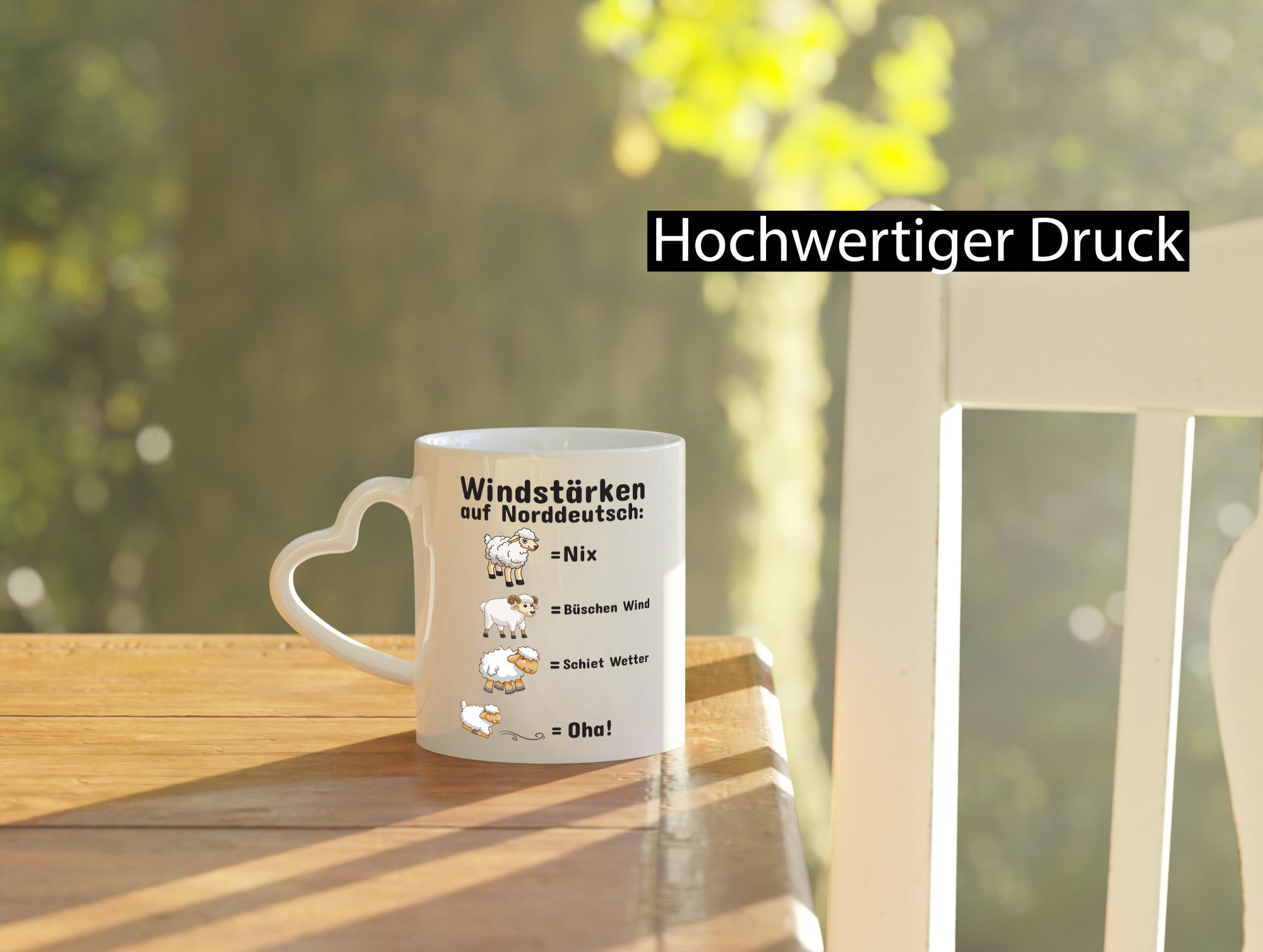Windstärken auf Norddeutsch | Norddeutschland Tasse Humor Geschenkidee