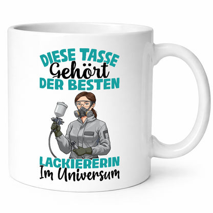 Im Universum: Lackiererin | lackieren Geschenk Humor Geschenkidee lustiger