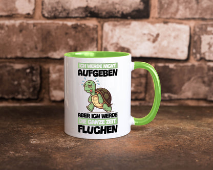 Ich geb nicht auf werde aber fluchen | Schildkröte Joggen v2 Humor Geschenkidee
