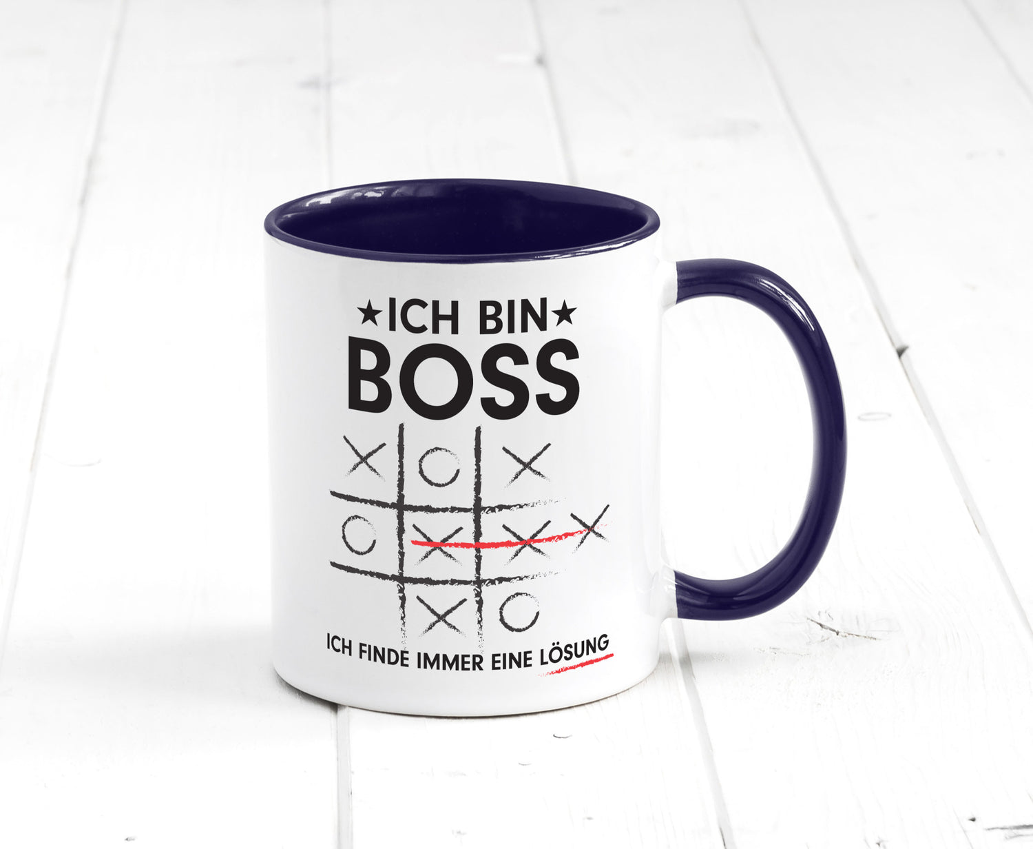 Lösung finden: Boss | Führungskraft Vorgesetzter v2 lustig Humor Geschenkidee