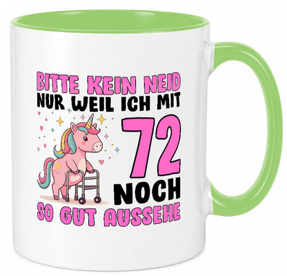 72. Geburtstag | 72 Jahre Mit 30 noch so gut aussehen lustig Geschenkidee Tasse