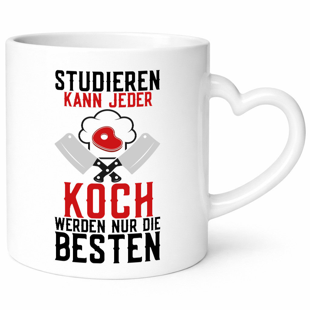 Studieren kann jeder | Koch Küchenchef Messer Spruch Geschenk Arbeit Kollegen