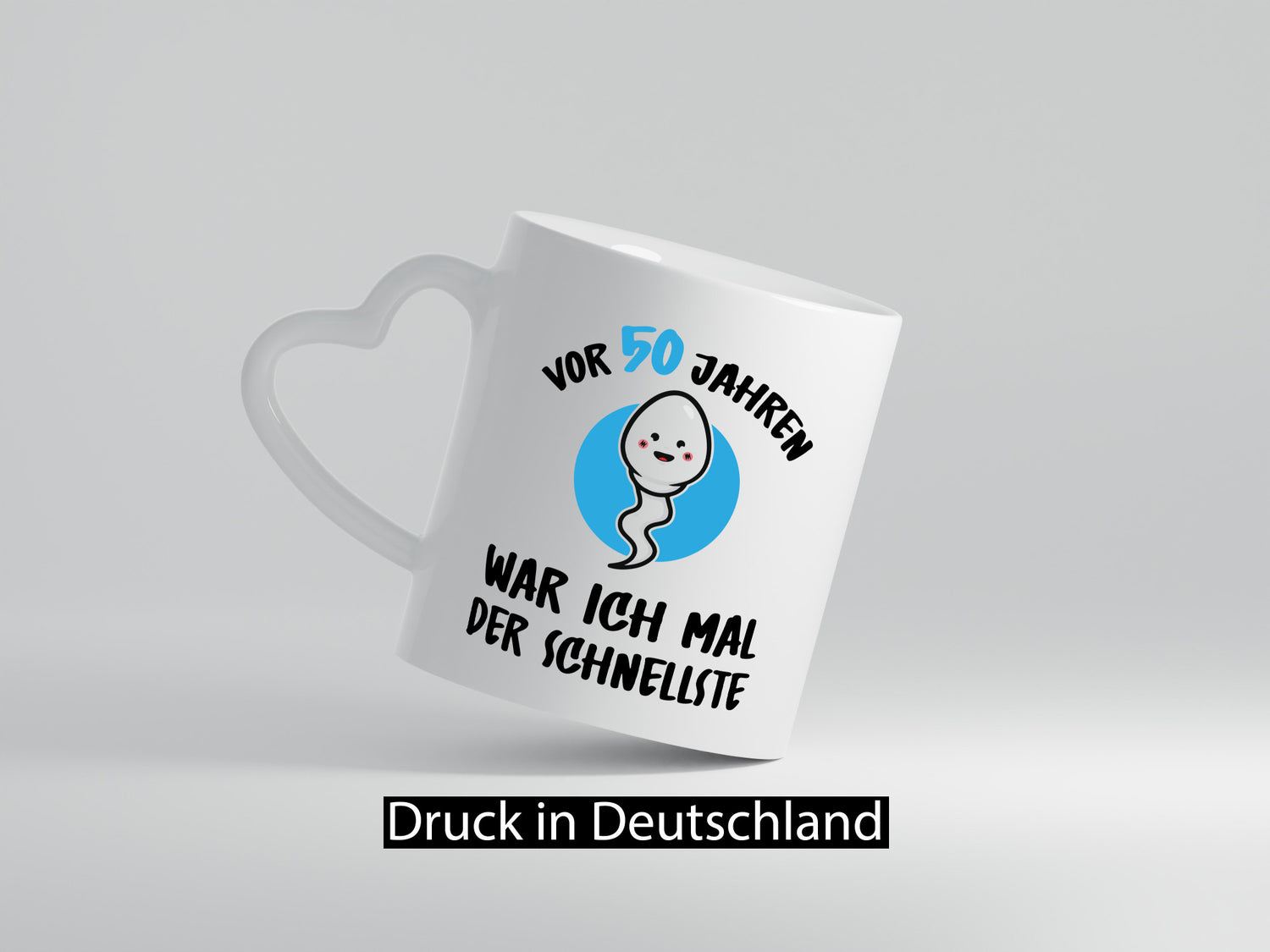 Vor 50 Jahren war ich mal der Schnellste | Schwanger Geschenkidee Humor Tasse