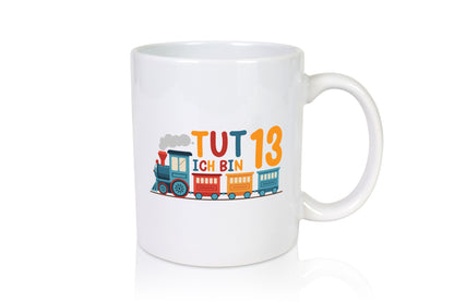 13. Geburtstag | 14 Jahre Eisenbahn Zug junge Humor Geschenkidee Tasse