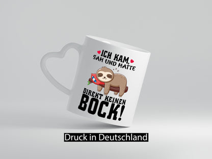 Ich habe kein Bock Geschenk Humor Geschenkidee lustiger Spruch Tasse