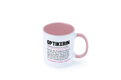 Optikerin | Spruch Humor Beruf Augenoptik Arbeit Kollegen Büro Geschenkidee