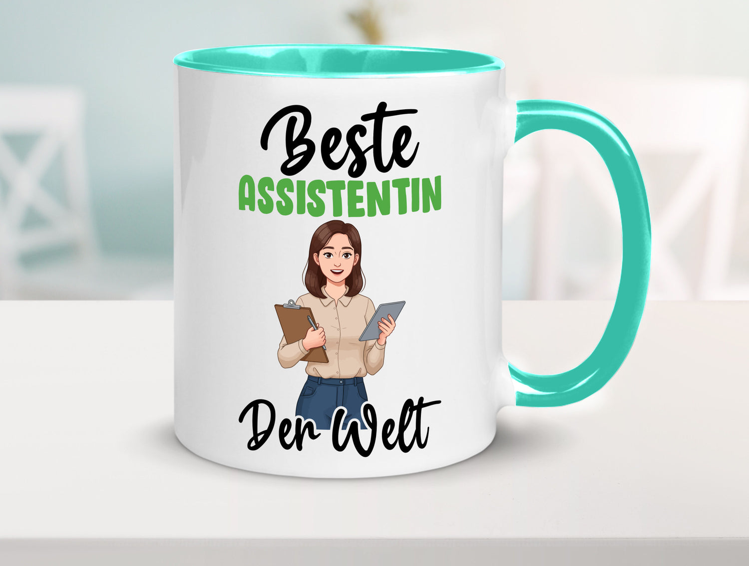 Beste Assistentin | Assistenz Hilfskraft v2 Geschenkidee Humor Tasse