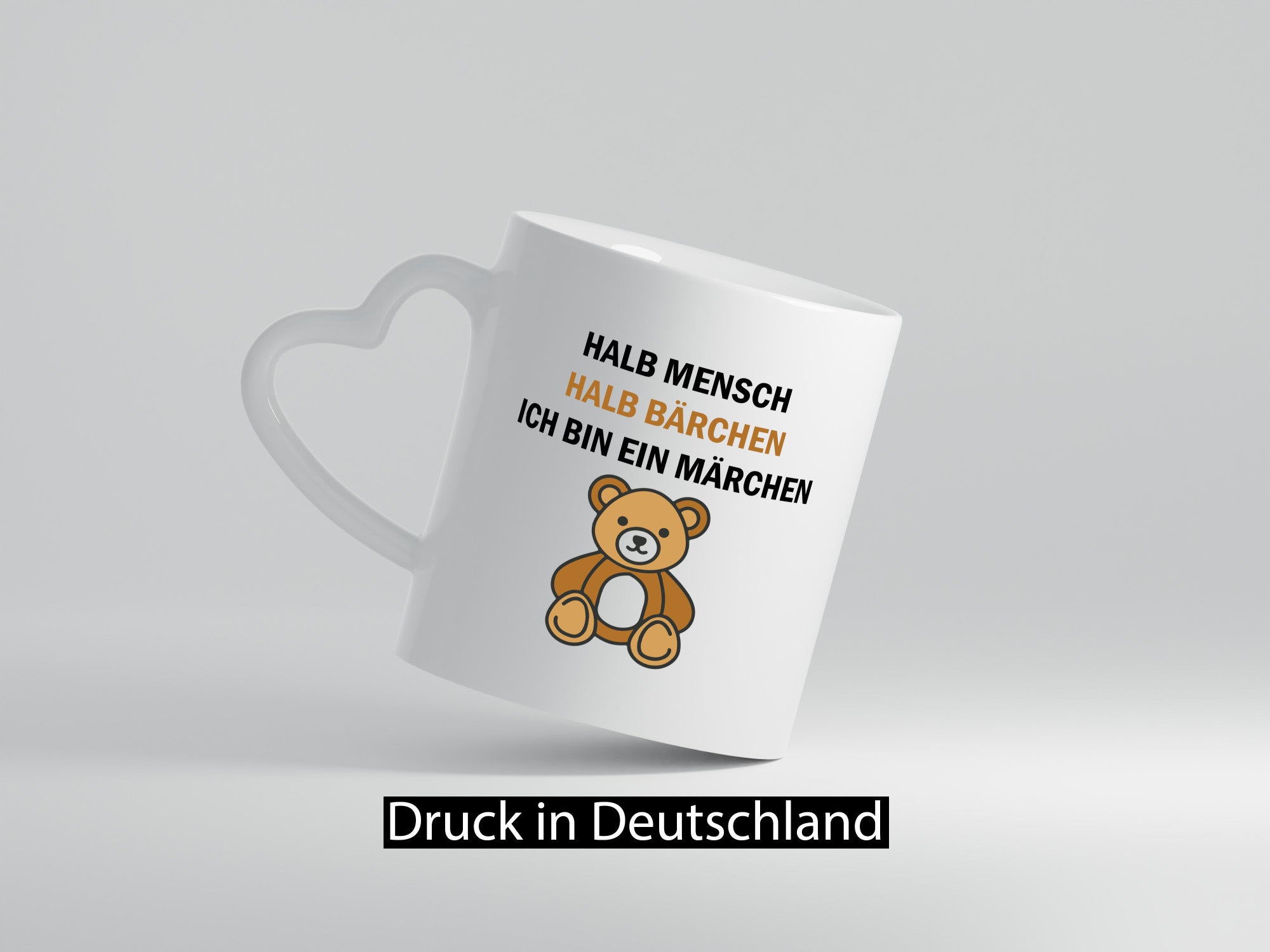 Halb Mensch Bärchen | Ich bin ein Märchen bär lustiger Spruch Geschenk Humor