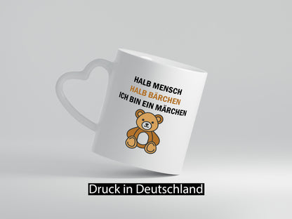 Halb Mensch Bärchen | Ich bin ein Märchen bär lustiger Spruch Geschenk Humor