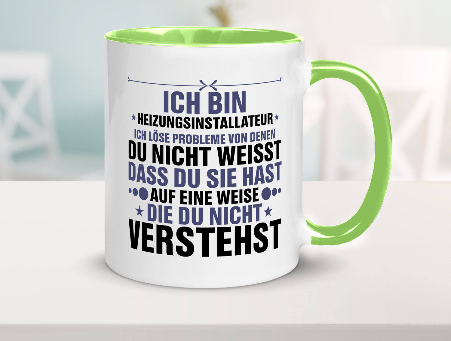 Löse Probleme: Heizungsinstallateur | Heizungsbauer lustiger Spruch Geschenk