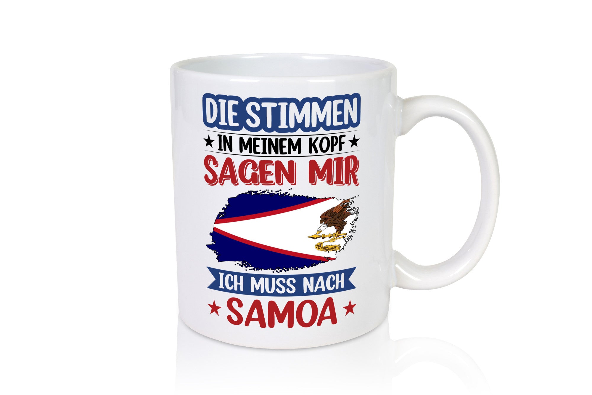 Samoa | Urlaub Stimmen in meinem Kopf Traumland lustiger Spruch Geschenk Humor