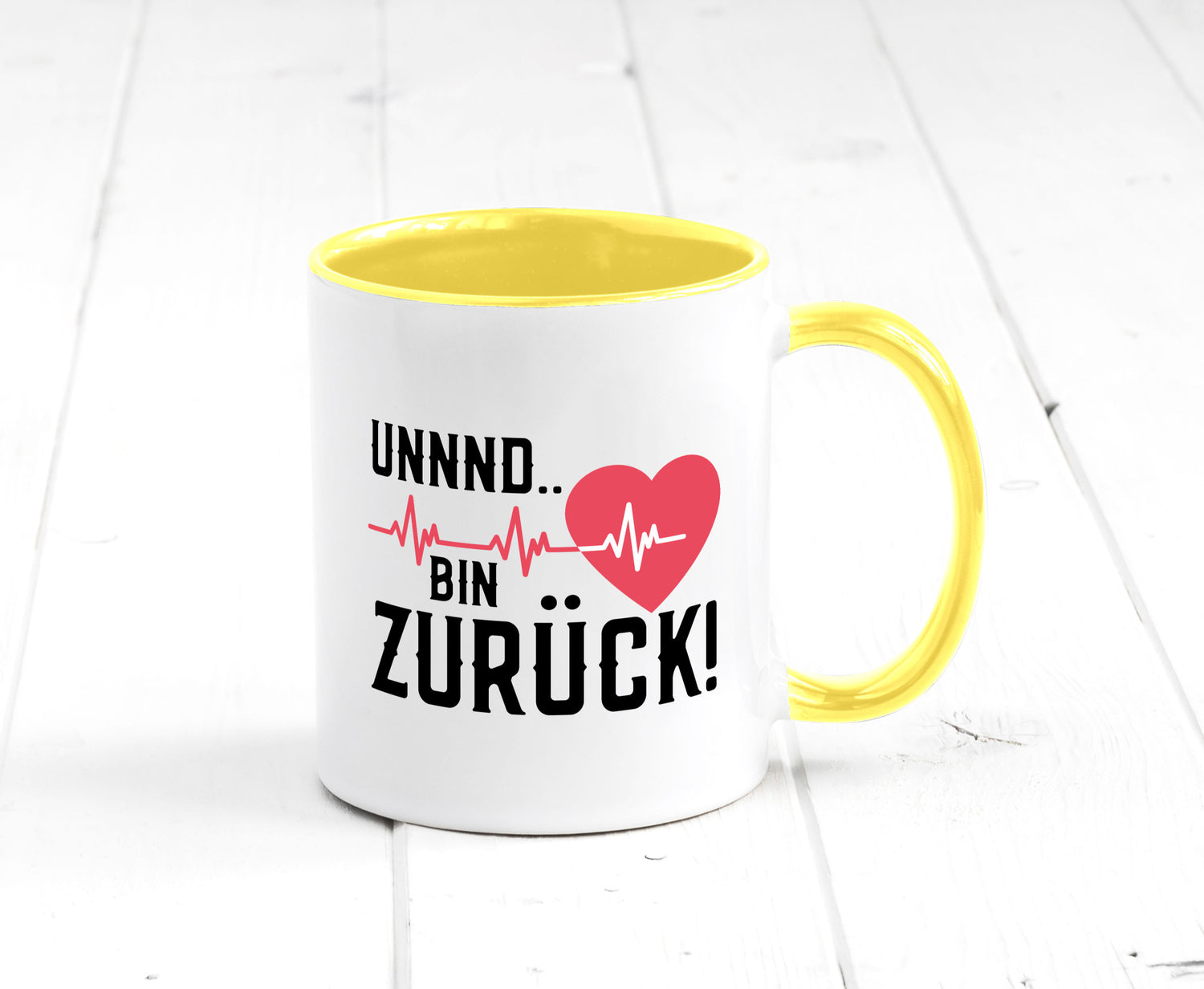 Bin zurück | Herzschlag Reanimation Puls Arzt Klinik Geschenk Humor