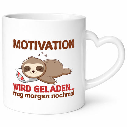 Motivation wird geladen frag morgen nochmal | Faultier lustig Tierliebhaber