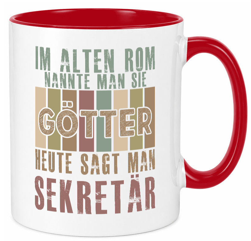 Heute sagt man: Sekretär | Büro Humor Arbeit Kollegen Geschenkidee Tasse