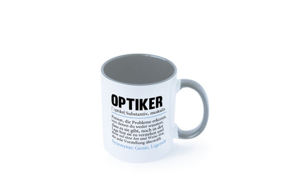 Optiker | Spruch Augenoptiker Beruf Humor v2 lustiger Geschenk Arbeit Kollegen