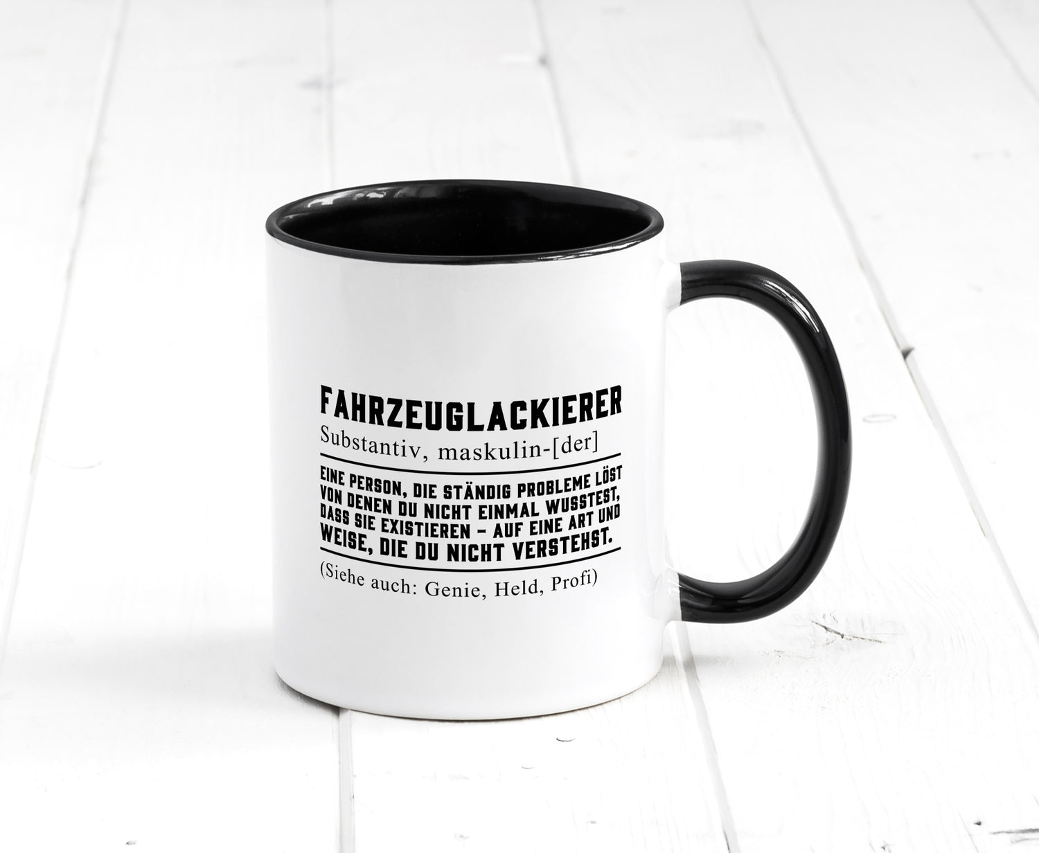 Fahrzeuglackierer | Definition Lackierer Autolackierer Humor Geschenkidee Tasse