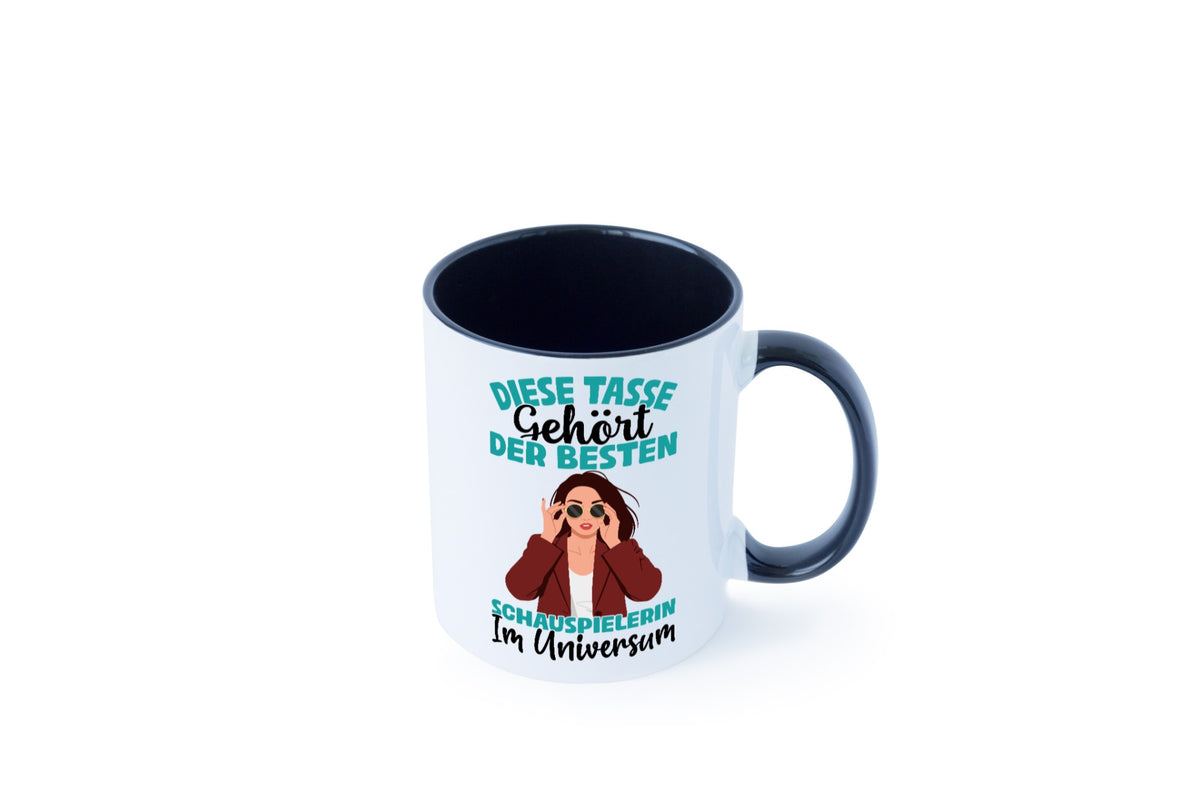 Im Universum: Schauspielerin | Theater Geschenkidee Humor Tasse