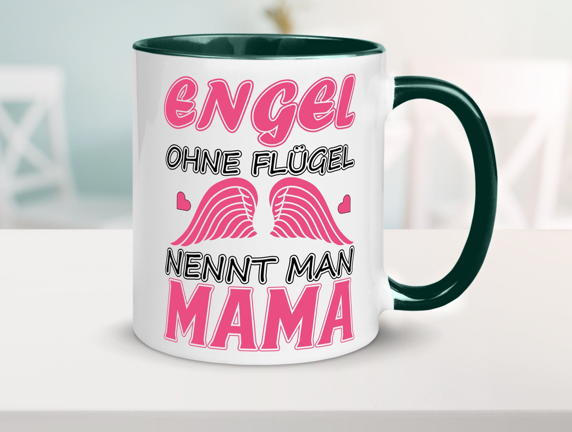 Mama Engel Humor Familie Geschenkidee Tasse