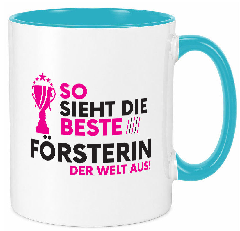 Die Weltbeste Försterin | Forst Arbeit Humor Kollegen Büro Geschenkidee Tasse