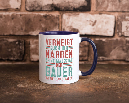 Verneigt euch: Bauer | Bauernhof Landwirtschaft v2 lustig Humor Geschenkidee