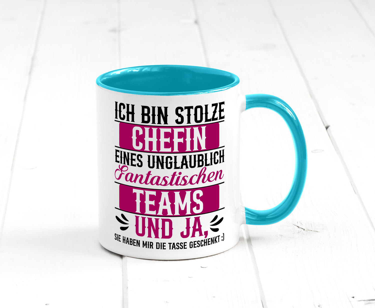 Stolze Chefin | Tolles Team Mitarbeiter lustig Arbeit Kollegen Büro Geschenk