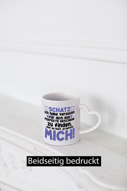 Schatz | Liebe Valentinstag Freund Freundin Herz Geschenkidee Humor Tasse