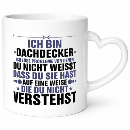 Löse Probleme: Dachdecker | Dachbau Hausbau v2 lustig Humor Geschenkidee