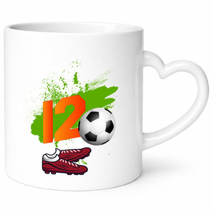 12. Geburtstag | Jungen Fußball Fußballspieler Humor Geschenkidee Tasse