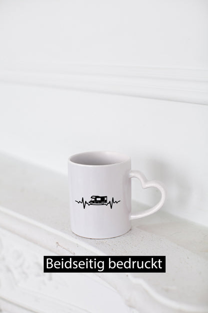 Wohnmobil | Herzschlag lustiger Spruch Geschenk Humor Geschenkidee Tasse