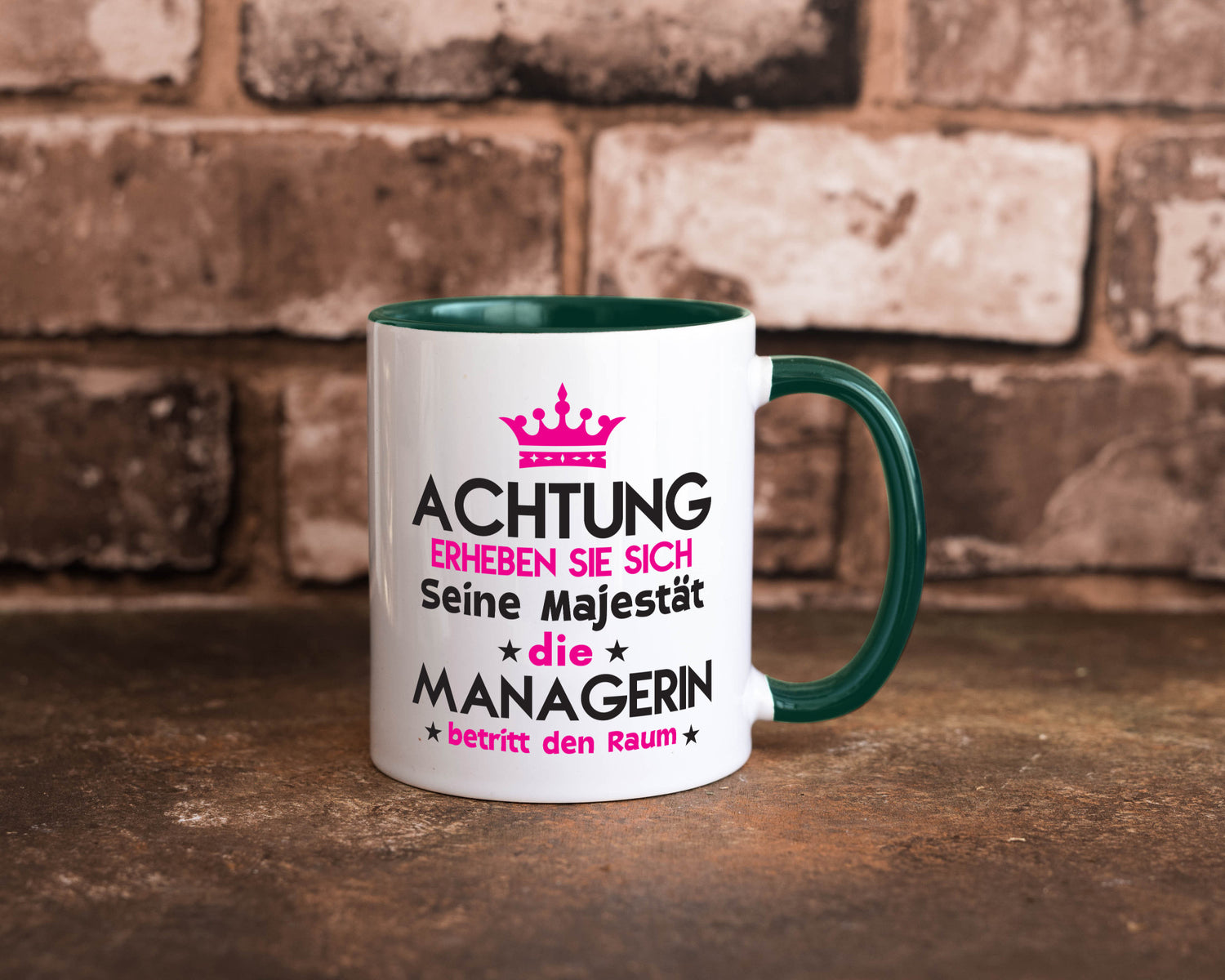 Seine Majestät Managerin | Management lustig Humor Geschenkidee Geschenk Tasse